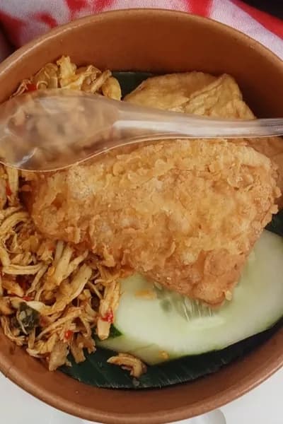 Rice bowl nasduk ayam suwir 
